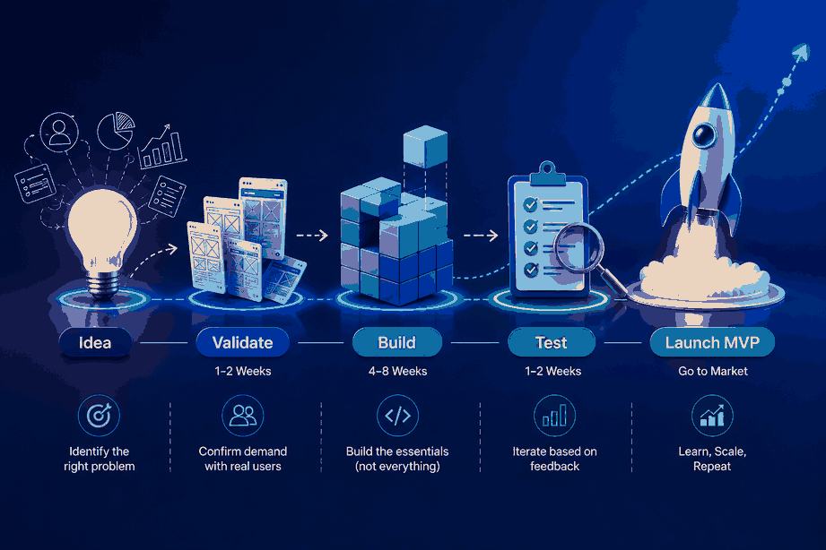 MVP Development for Startups: Build, Validate and Launch Fast